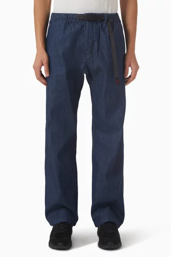 Straight Fit Pants in Denim