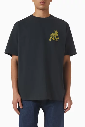 Running Man T-shirt in Cotton