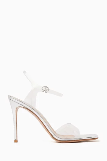 95 Square-toe Sandals in Plexi