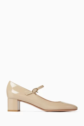 Mary Ribbon 45 Pumps in Patent Leather