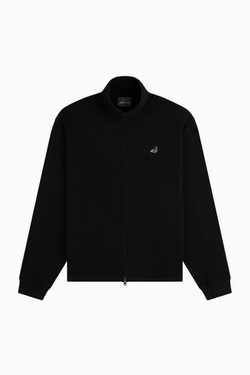 ALD Golf Piqué Full Zip Sweater