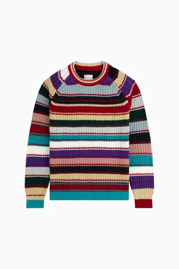 Striped Crewneck Sweater