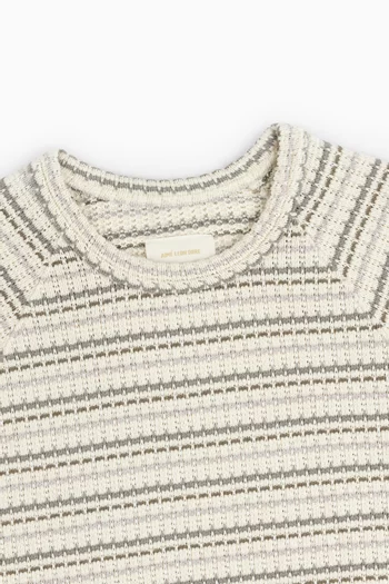 Jacquard Striped Tee