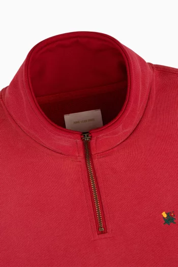 Sun Faded Crest Quarter Zip