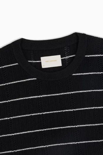 Merino Wool Eyelet Tee