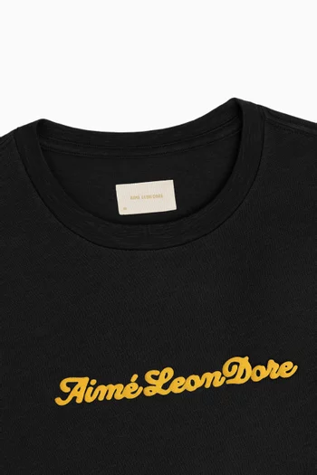 Puff Print Slub Logo Tee