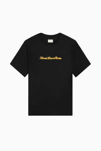 Puff Print Slub Logo Tee