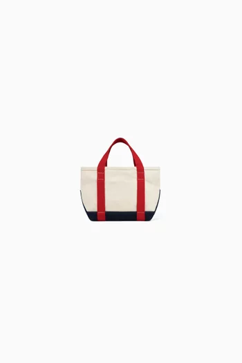 Mini Crest Contrast Tote Bag