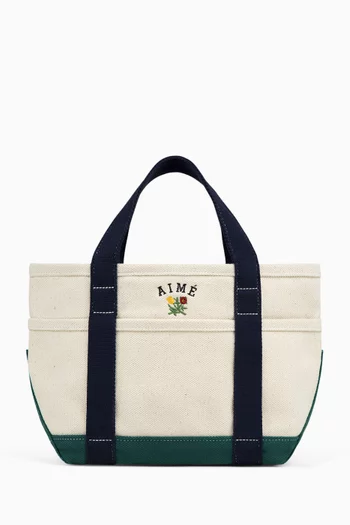 Mini Crest Contrast Tote Bag