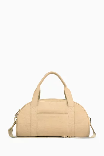 Croc-Embossed Nubuck Duffle