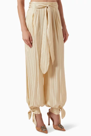 Luna Harem Pants in Silk