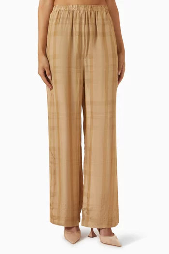 Baxter Sheer Fluid Track Pants in Cupro