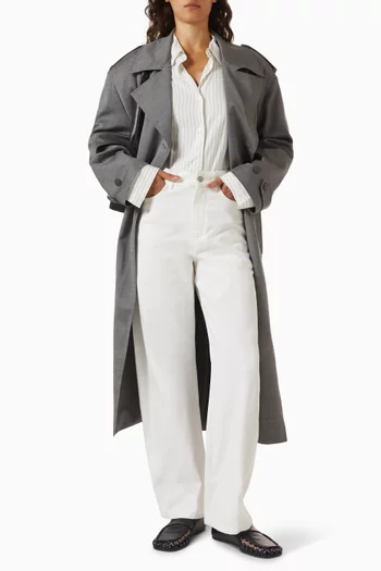 Nelton Barrel-leg Jeans in Cotton