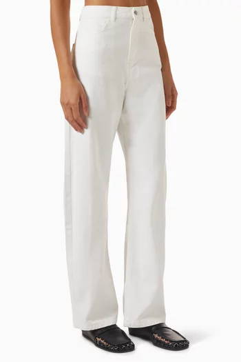Nelton Barrel-leg Jeans in Cotton