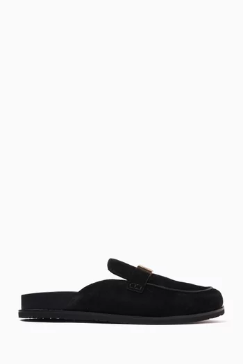 LeeLee Mules in Suede
