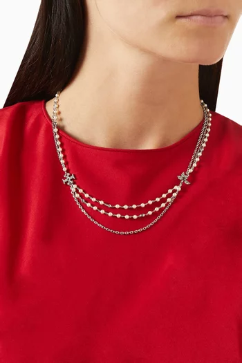 Moondance Multi-strand Pearl Necklace