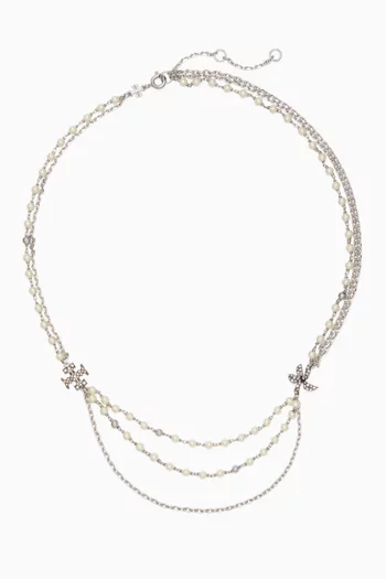 Moondance Multi-strand Pearl Necklace