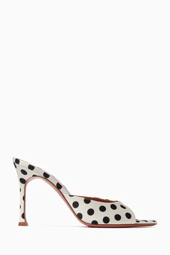 Alexa 95 Slipper Mules in Satin