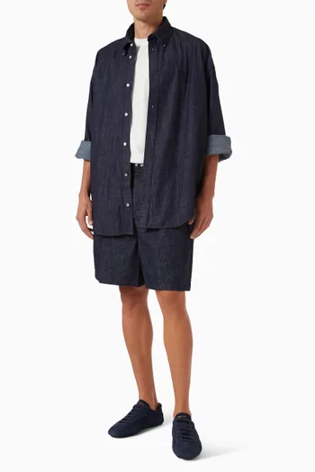 Button Up Shirt in Denim