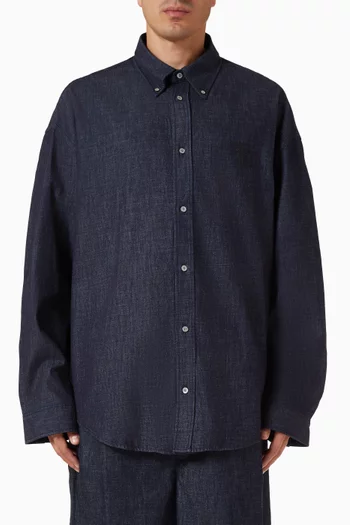 Button Up Shirt in Denim