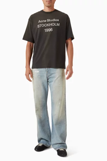 Logo T-shirt in Cotton & Hemp