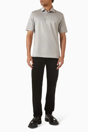 Jacquard Polo T-shirt