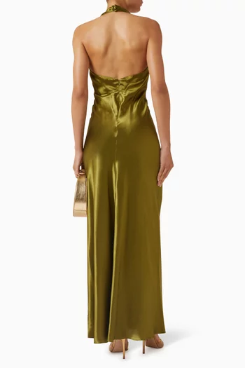 Daniela Maxi Dress in Silk