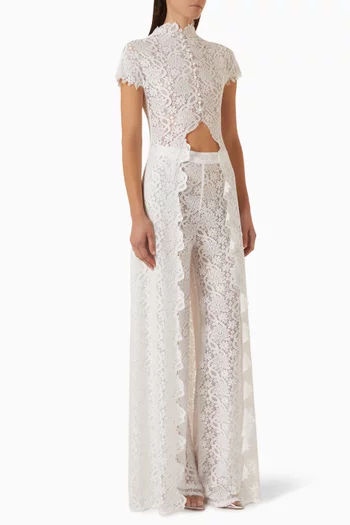 Kianna Top & Pants Set in Lace