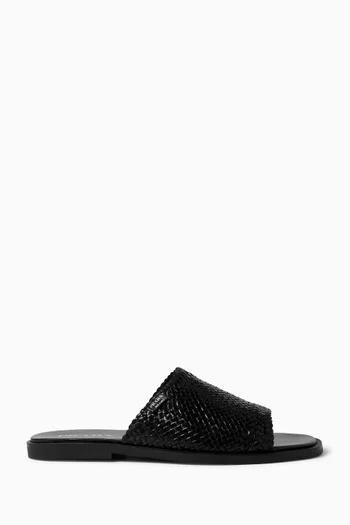 Sandals in Woven Leather