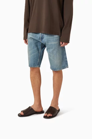 Sandals in Calfskin Leather