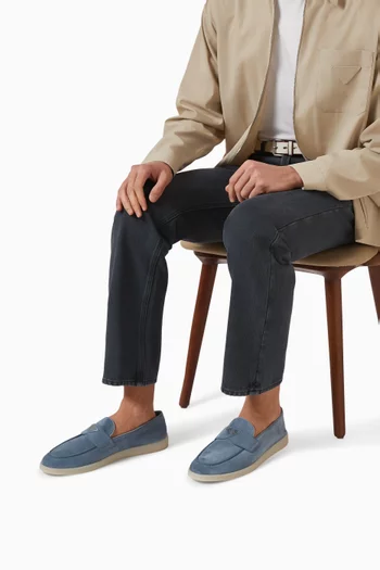 Loafers in Suede