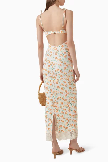 x Elsa Hosk Petal Slip Dress