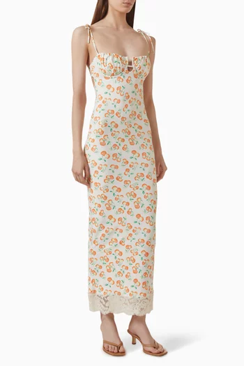 x Elsa Hosk Petal Slip Dress
