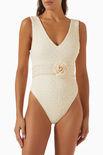 x Elsa Hosk Kim Rosa One-piece Swimsuit