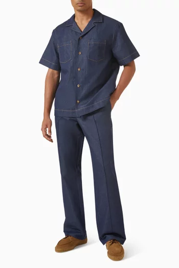 Eastwood Straight Leg Pants in Denim