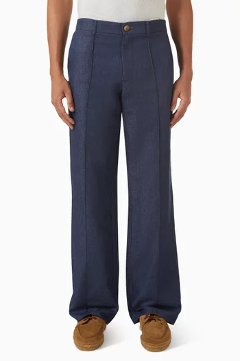 Eastwood Straight Leg Pants in Denim