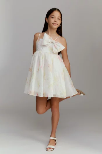 Anais Bow Mini Dress