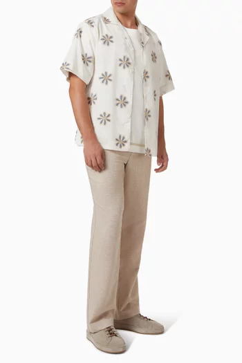 Daisel Embroidered Shirt in Cotton