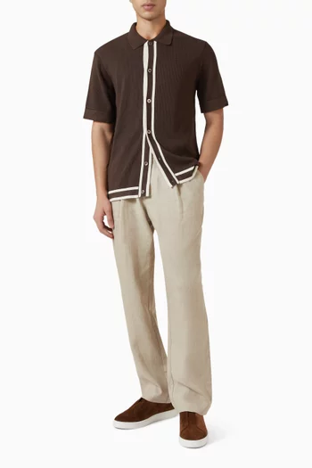 Nassau Wide-leg Pants in Linen