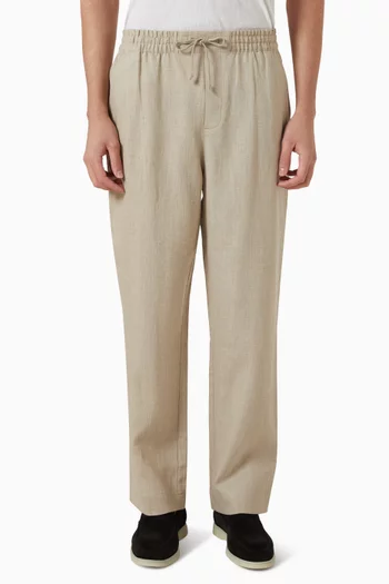 Avila Drawstring Pants in Linen
