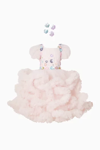 Ruffle Dress in Tulle
