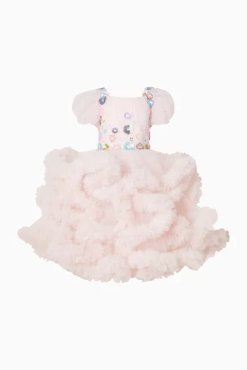 Ruffle Dress in Tulle