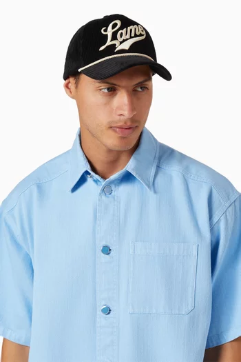 Hopeium Logo Baseball Cap in Corduroy