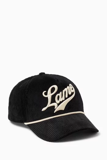 Hopeium Logo Baseball Cap in Corduroy