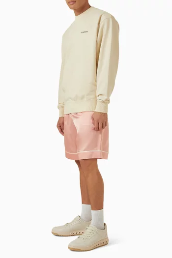 Logo Crewneck Sweatshirt in Cotton