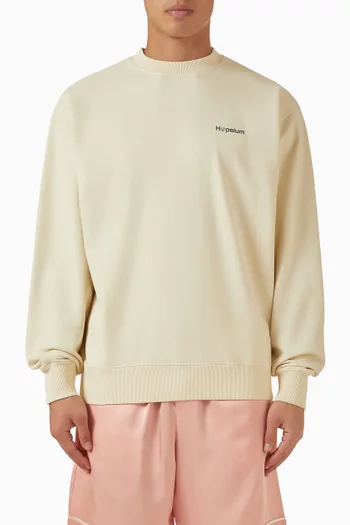 Logo Crewneck Sweatshirt in Cotton