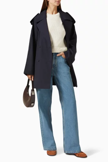Cherbourg Trench Coat in Wool