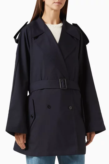 Cherbourg Trench Coat in Wool
