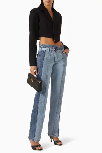 Jacinda Panel Jeans in Denim