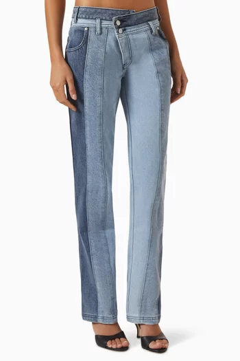 Jacinda Panel Jeans in Denim